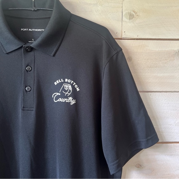 Lainey Wilson Bell Bottom Country Polo Men’s Sz L Crew Tour Rare - Picture 2 of 4